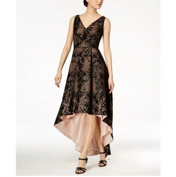 Calvin Klein High-low formal dress size 4 - Picture 6 of 10